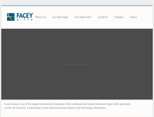 Tablet Screenshot of faceygroup.com